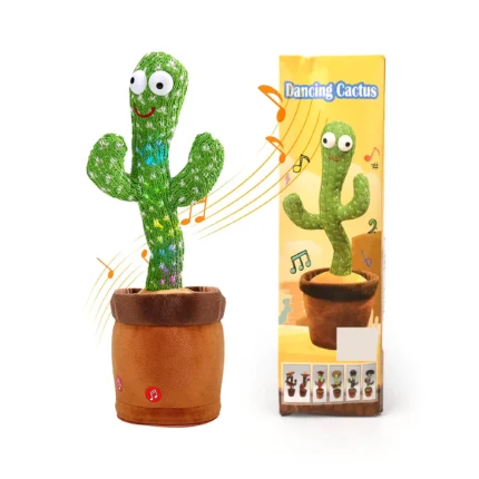 Musical Dancing, Speaking Cactus Rechargeable Toy For Kids