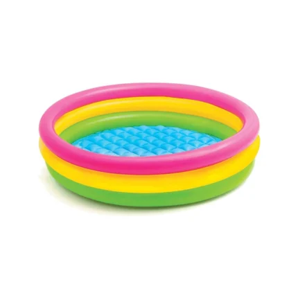 Intex Sunset Glow 45" x 10" Soft Inflatable Colorful Kiddie 3+ Swimming Pool